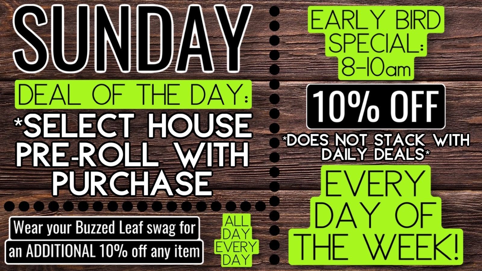 Sunday Specials
