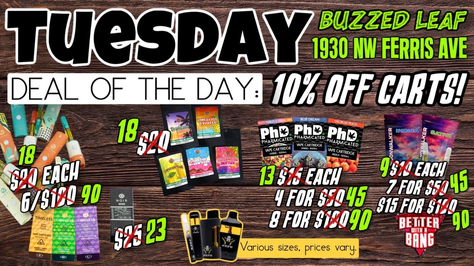 Tuesday Specials